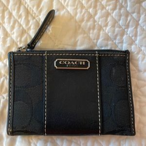 Small Coach card and coin wallet
